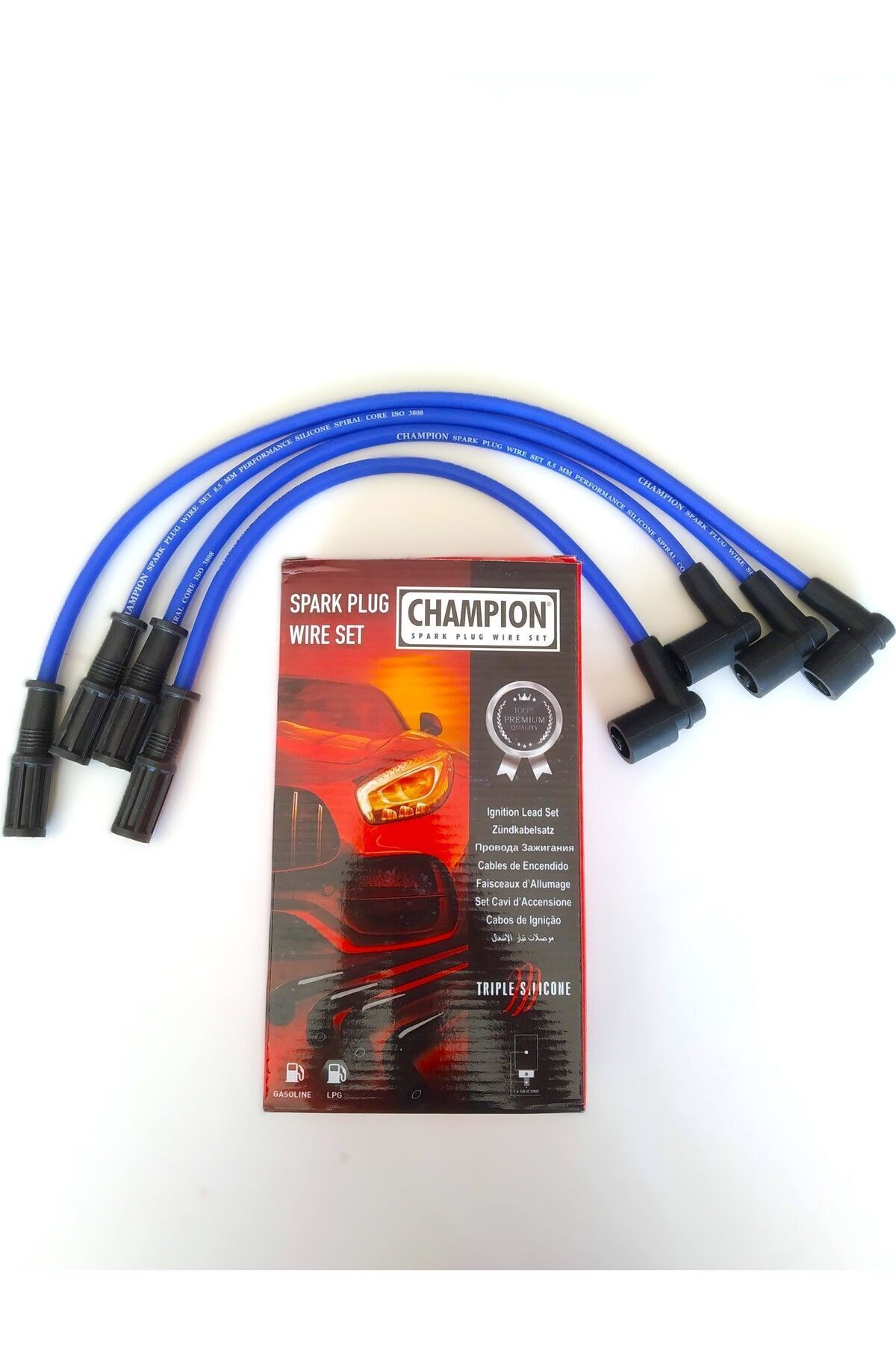 Enjeksiyonlu Lada Samara Buji Kablosu 8.5 Mm Silikon