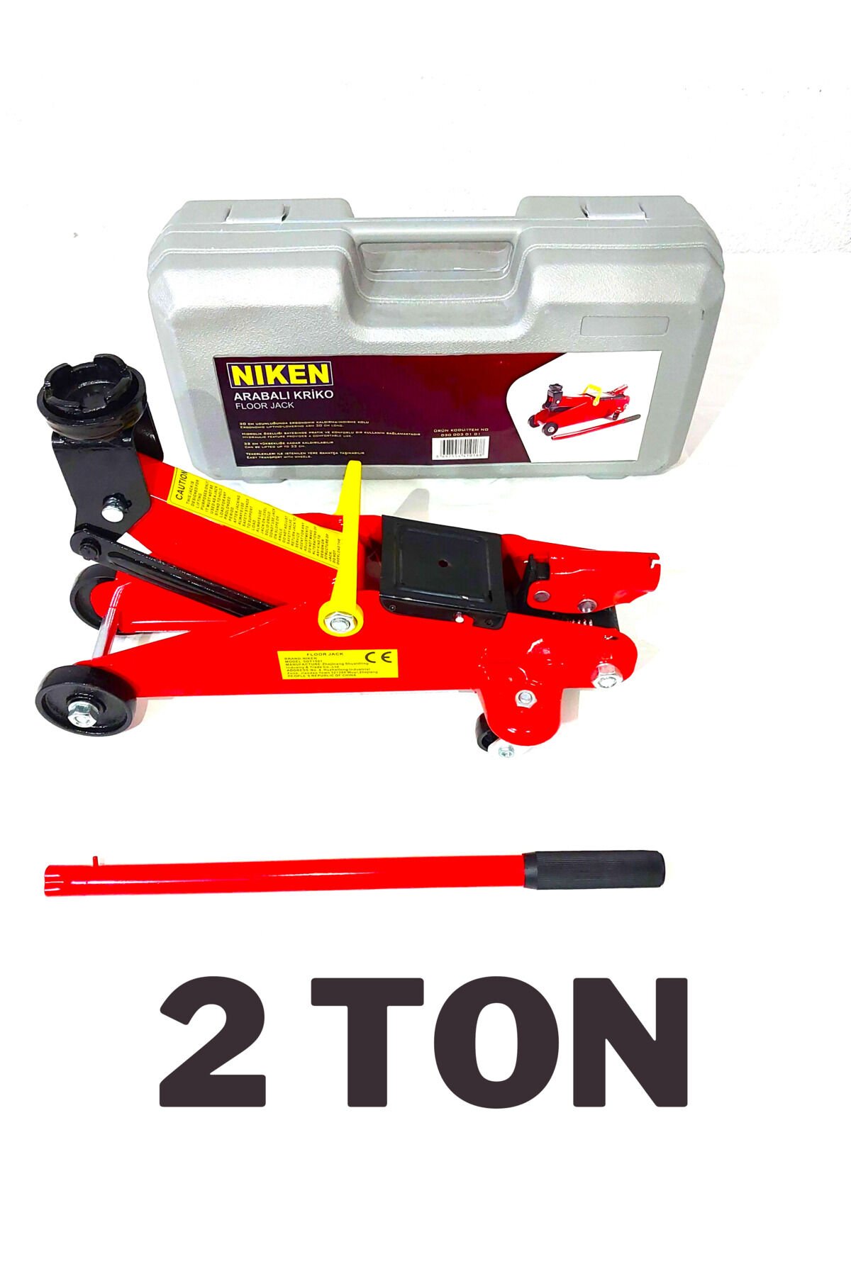 Arabalı Timsah Kriko Taşıma Çantalı 2 ton